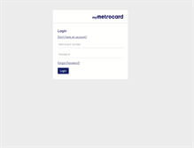 Tablet Screenshot of metrocard.metroinfo.co.nz